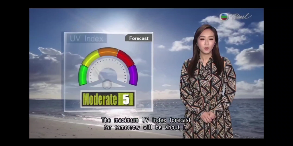 [图]V1281-【TVB Pearl】2022.11.6 Weather Report(Host:Sharon Tang)