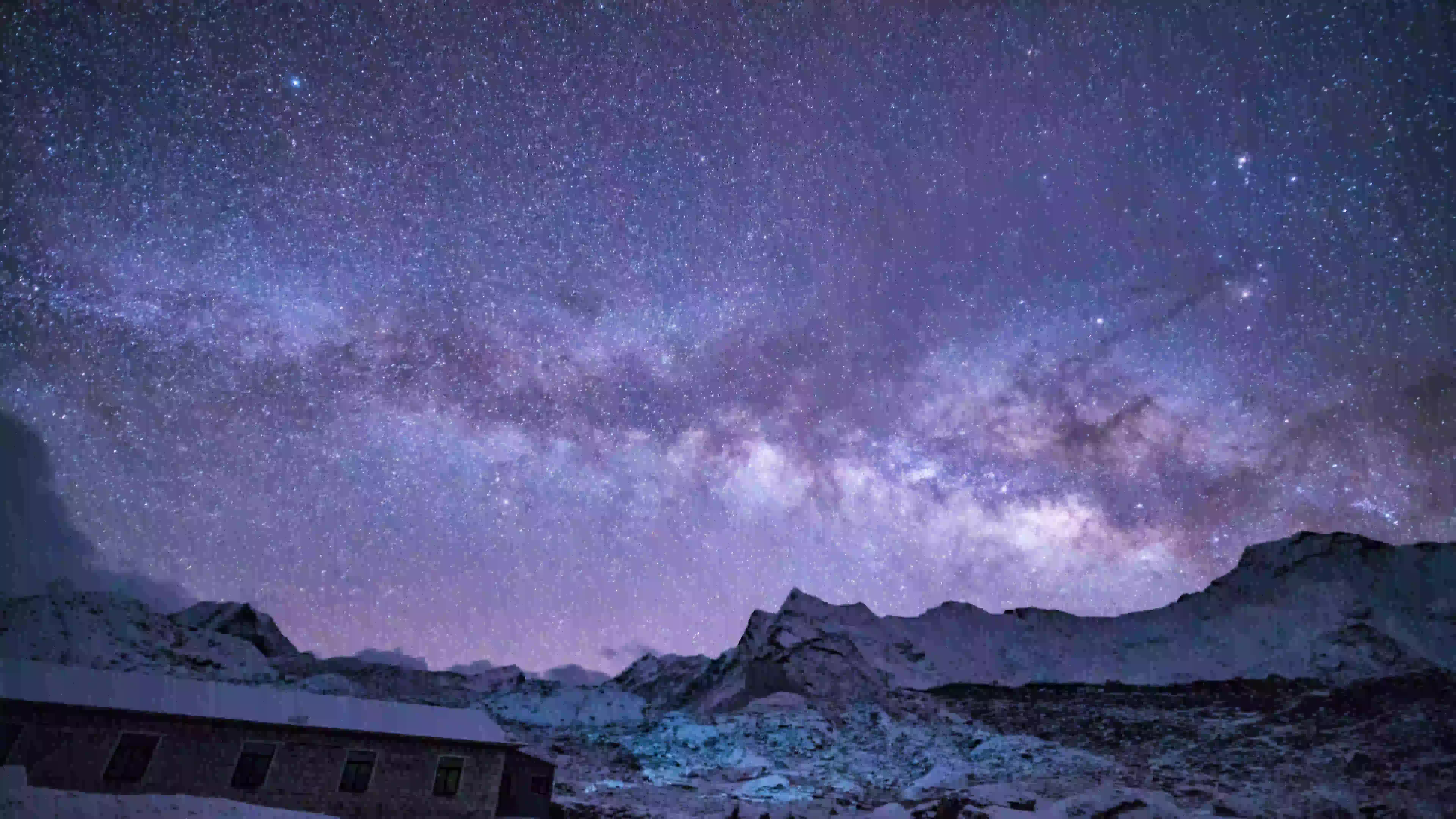 超级美德雪山星空4k极致画质