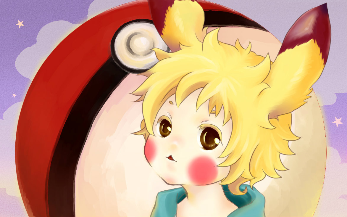 【sai csp上色过程】皮卡丘与他的好朋友(?)www