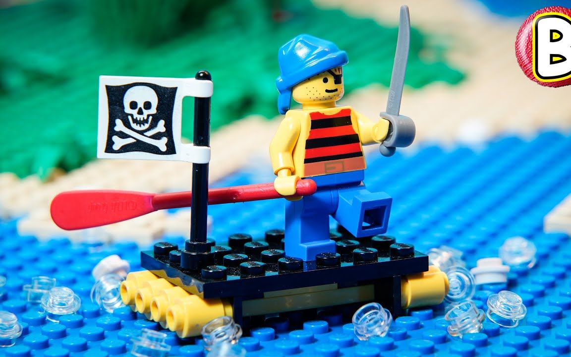 乐高1733海盗系列沉船记快速拼搭定格动画