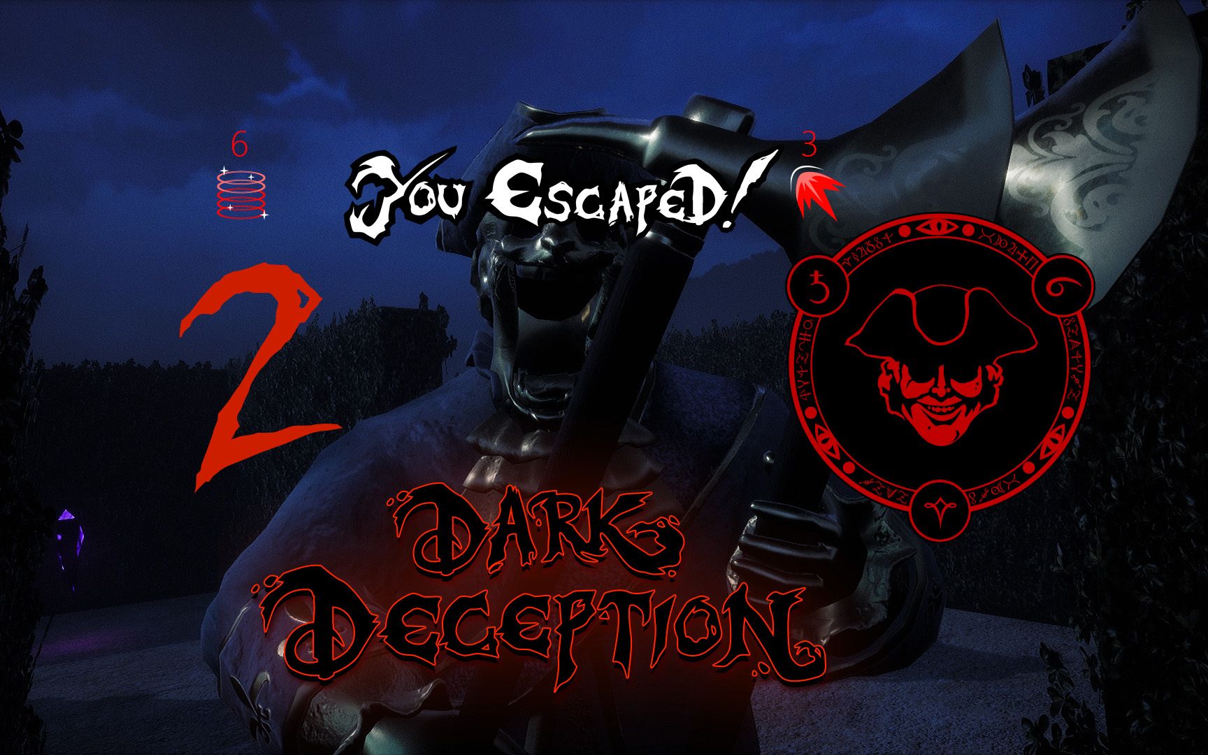 黑暗欺骗第三关!这次的怪物速度极快!dark deception chapter 2