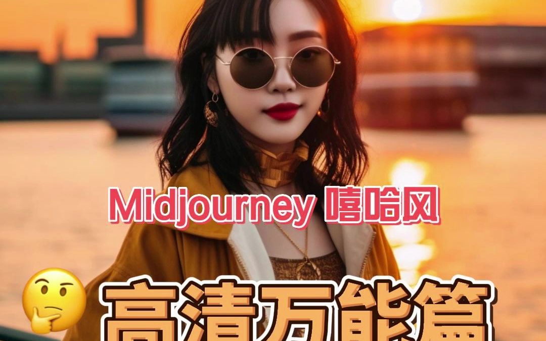 Midjourney高清万能篇嘻哈风哔哩哔哩bilibili