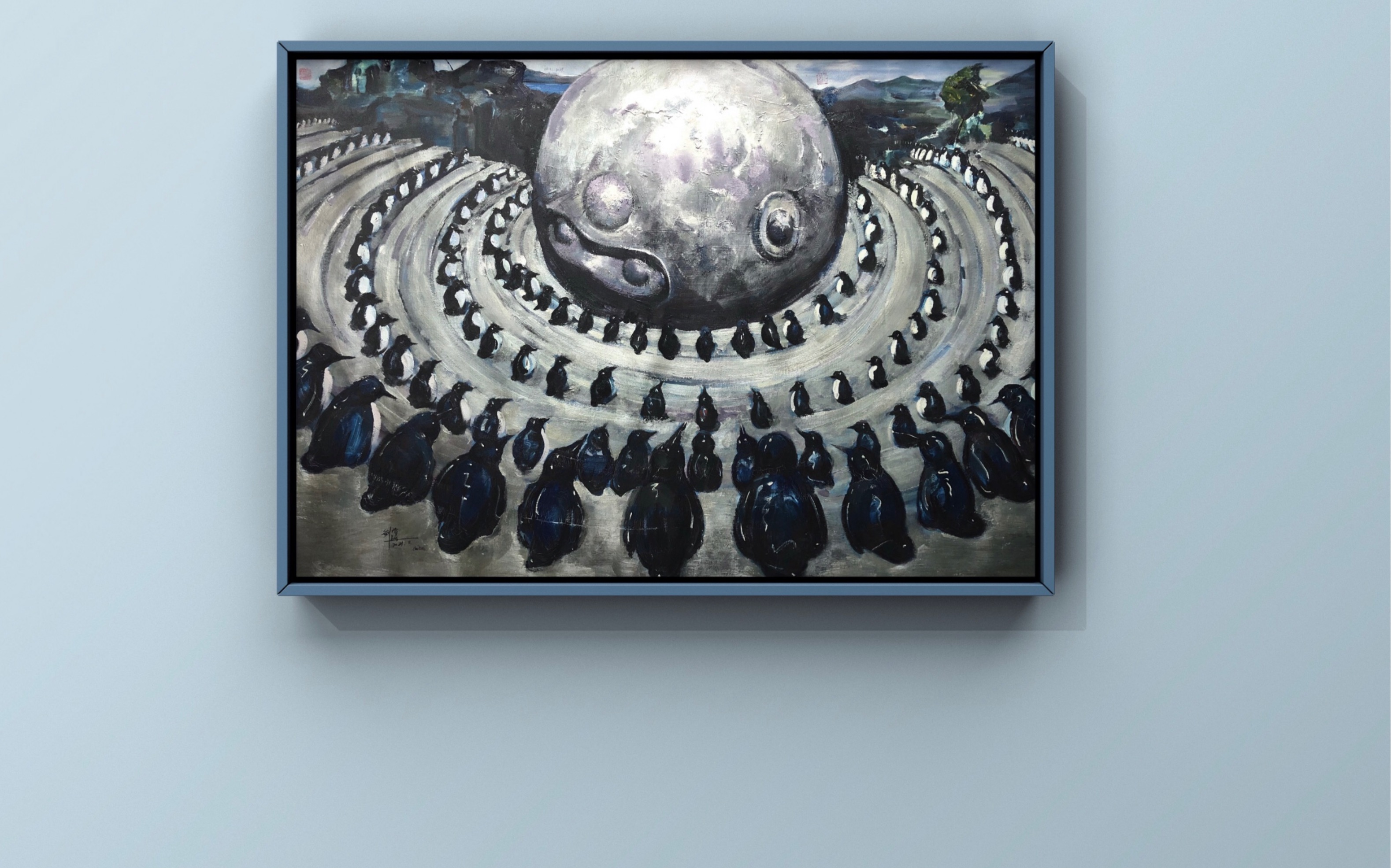 刘清路油画作品!《宇航员/土耳其记忆》