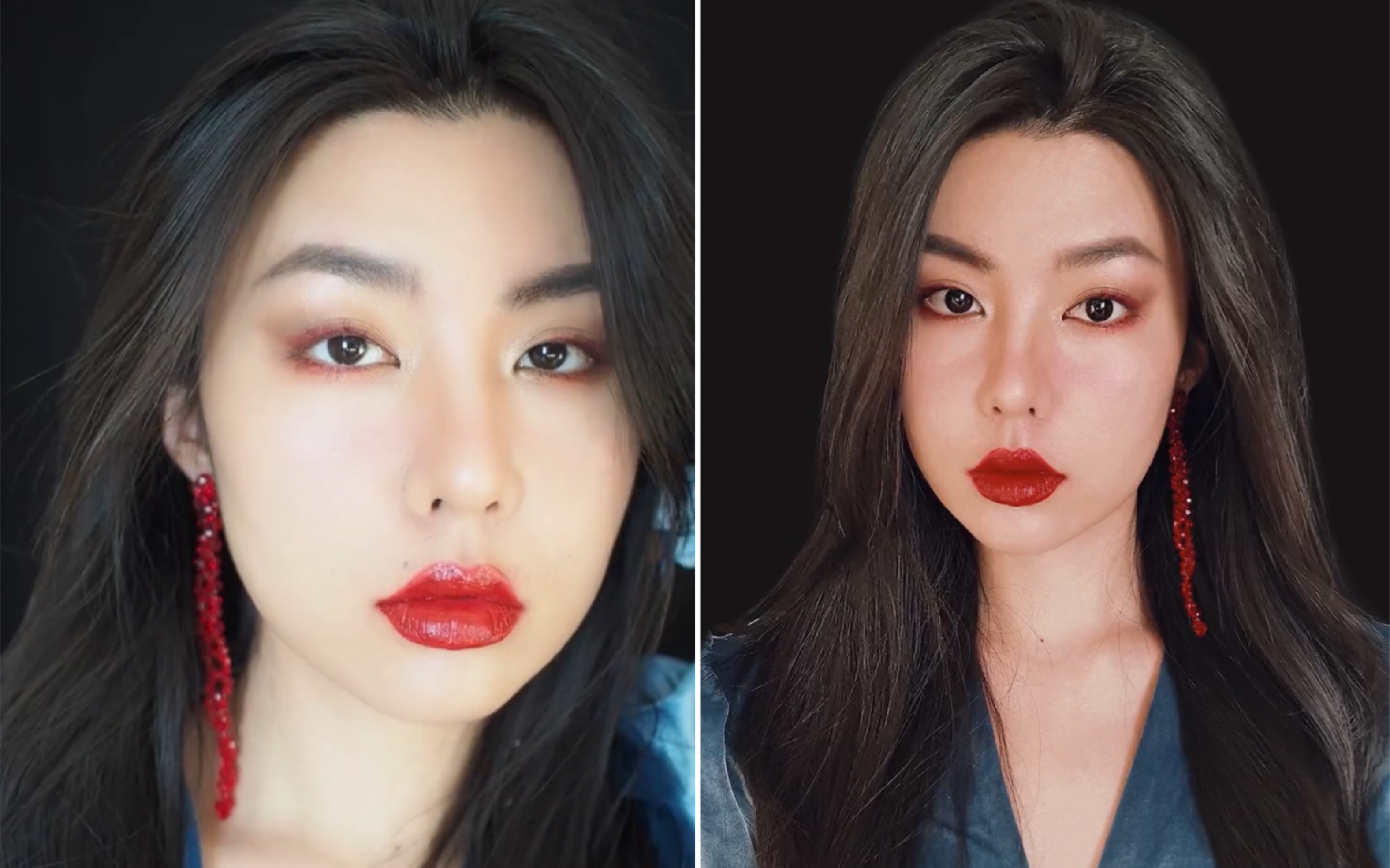 热红酒微醺妆,成熟妩媚的妆容