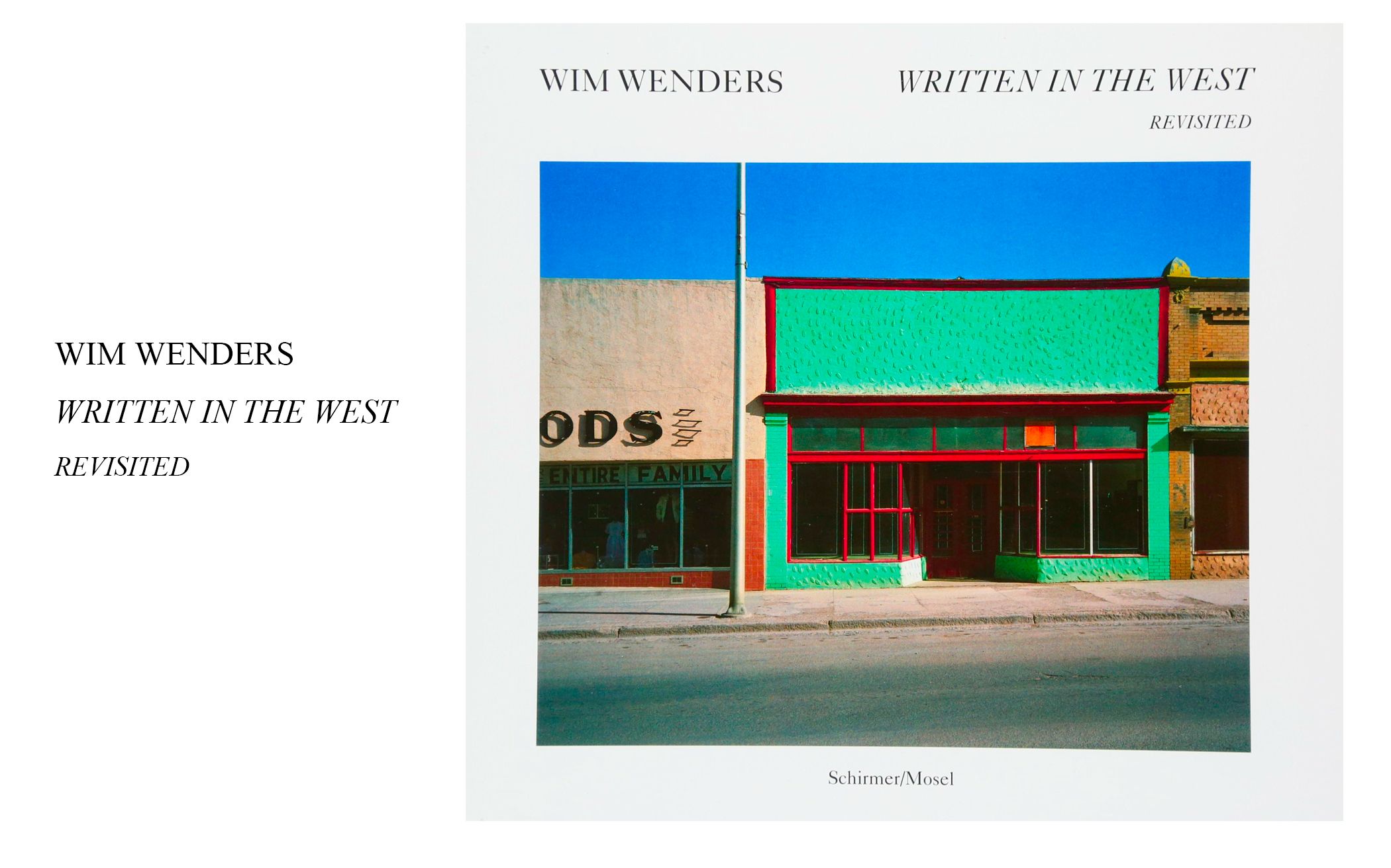 [图]翻书视频 | 摄影画册 | Wim Wenders 「WRITTEN IN THE WEST REVISITED」| 维姆·文德斯 「写于西部与重游」