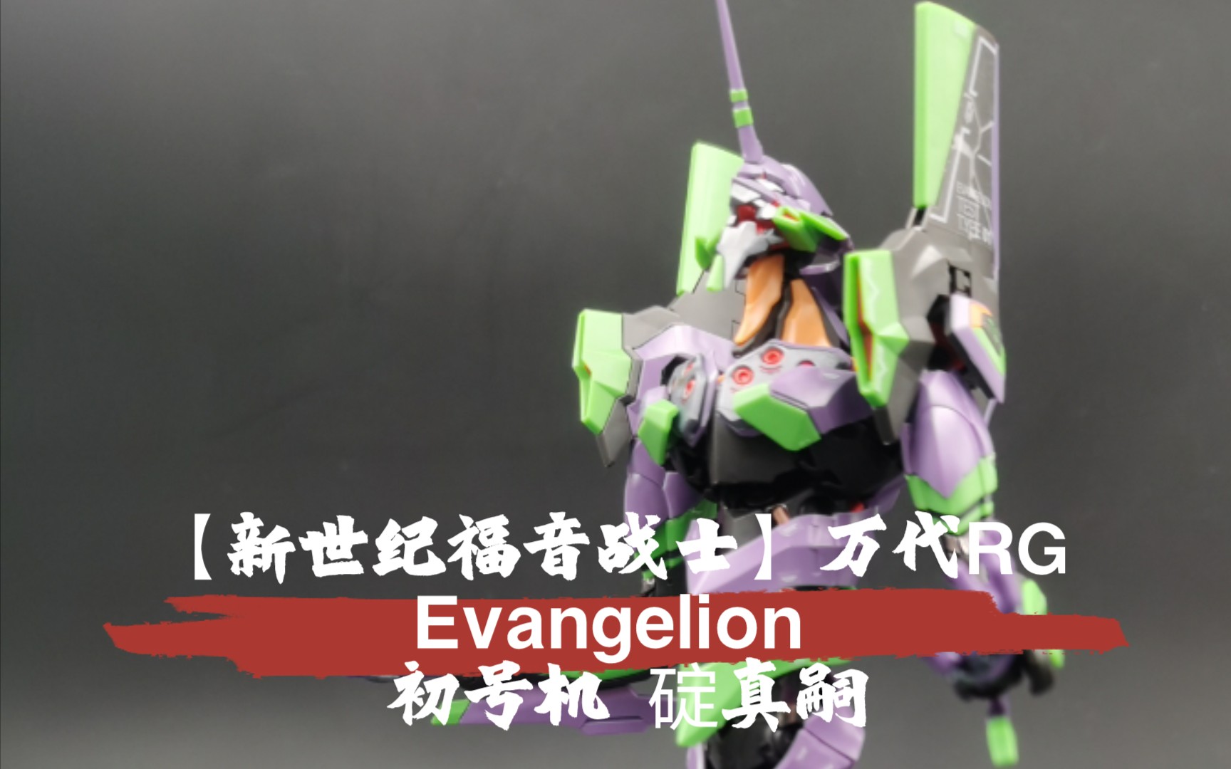 【新世紀福音戰士】萬代rg evagelion 初號機 碇真嗣 記錄