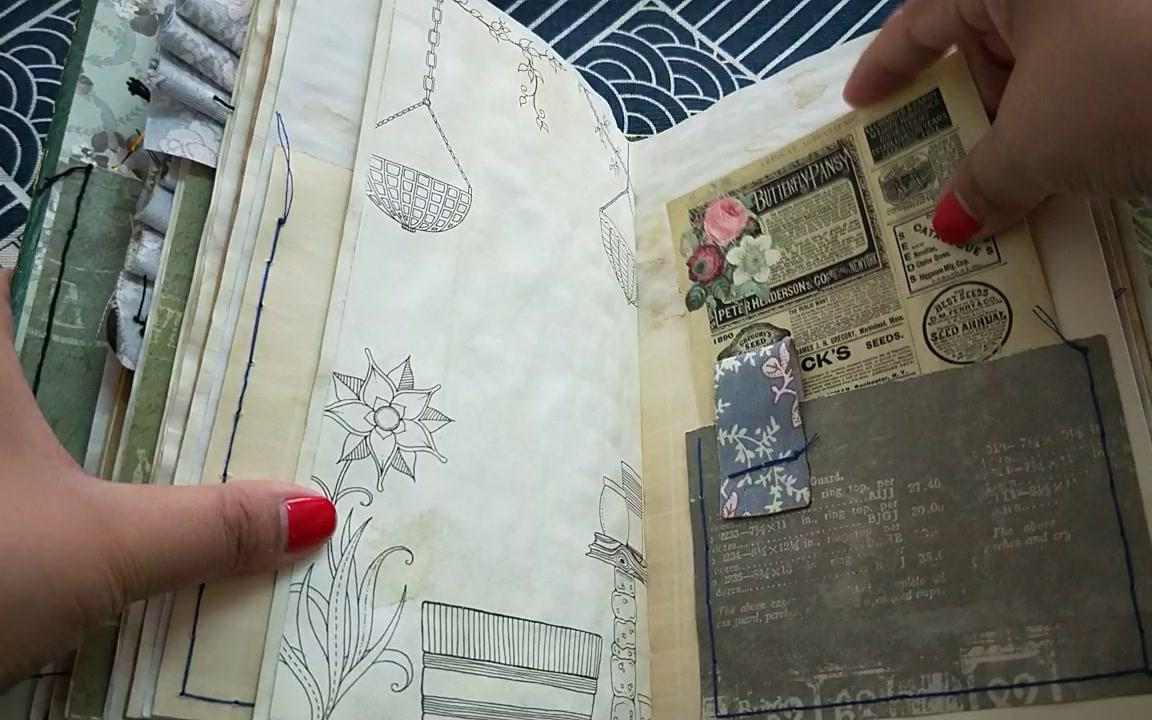 【木子手工】a5 junk journal 《绿森林》哔哩哔哩bilibili