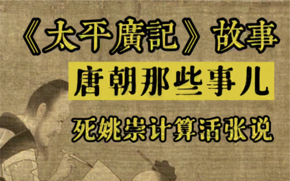 唐朝那些事儿《死姚崇计算活张说》,白话文讲解附原文对照.(希望系统不要生成自动字幕)哔哩哔哩bilibili