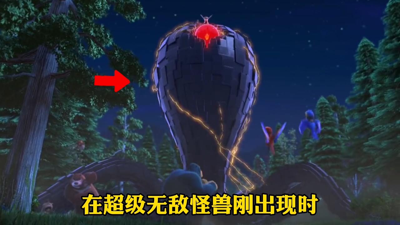 熊出没:怪兽计划2中的细节,狗熊岭的动物们会瞬移?