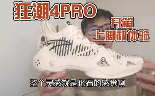 Download Video: 【布拉格方程】安踏狂潮4PRO『化石配色』开箱+上脚初体验｜配置拉满，细节满满！