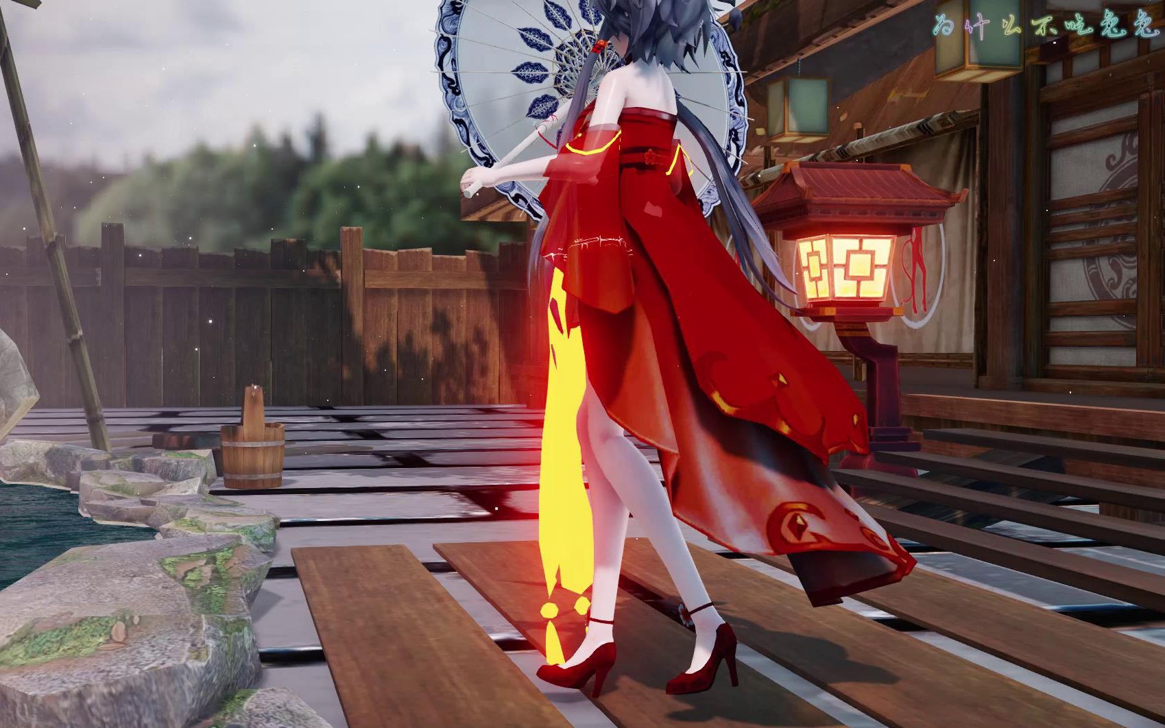 【mmd】吾乃树上的枫叶,历经千年幻化成人,你愿意爱我一次吗?