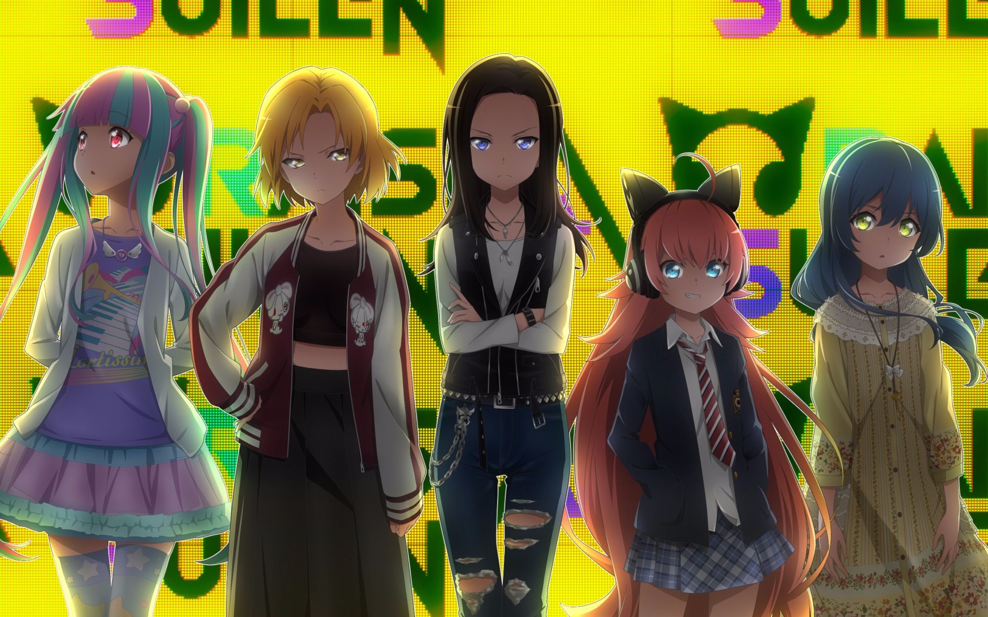 【raise a suilen/动画mv现场对比】expose burn out!!!