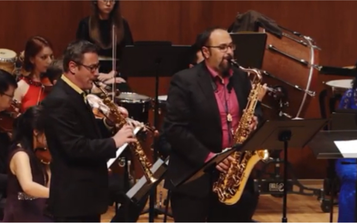 [图]Fazil Say Four Preludes (2. White Nights) - Habanera Saxophone Quartet & CCOHK