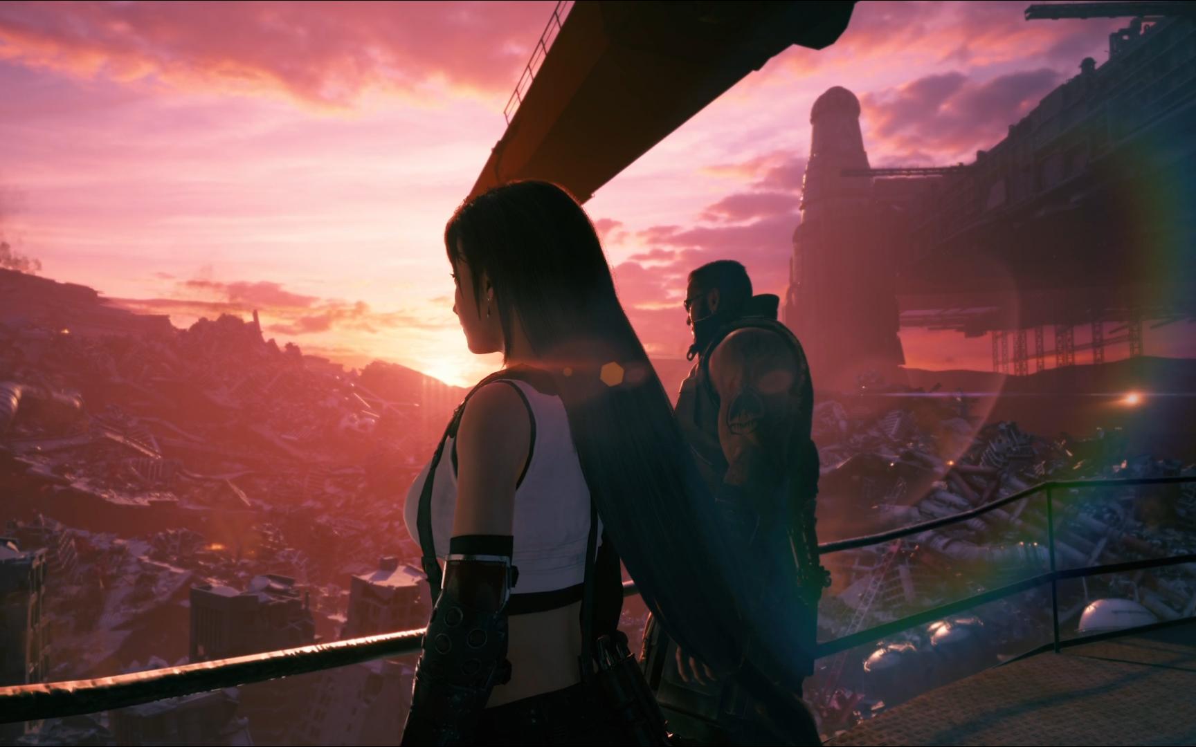 ff7re 最终幻想7重制版 剧情向初见实况 32 落日之城