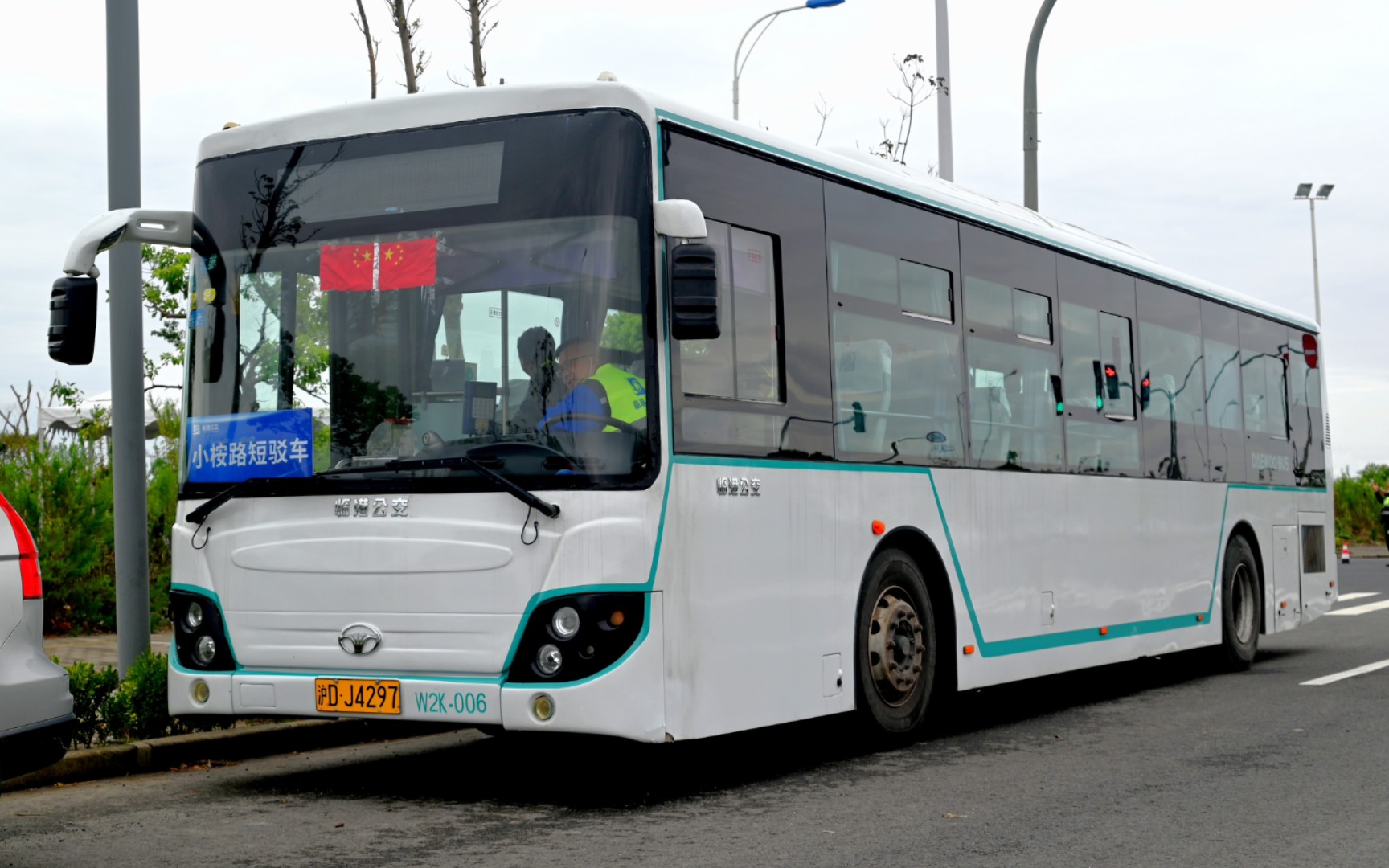 [pov413]上海临港公交 小桉路短驳车 南汇嘴观海公园→小桉路环湖东三