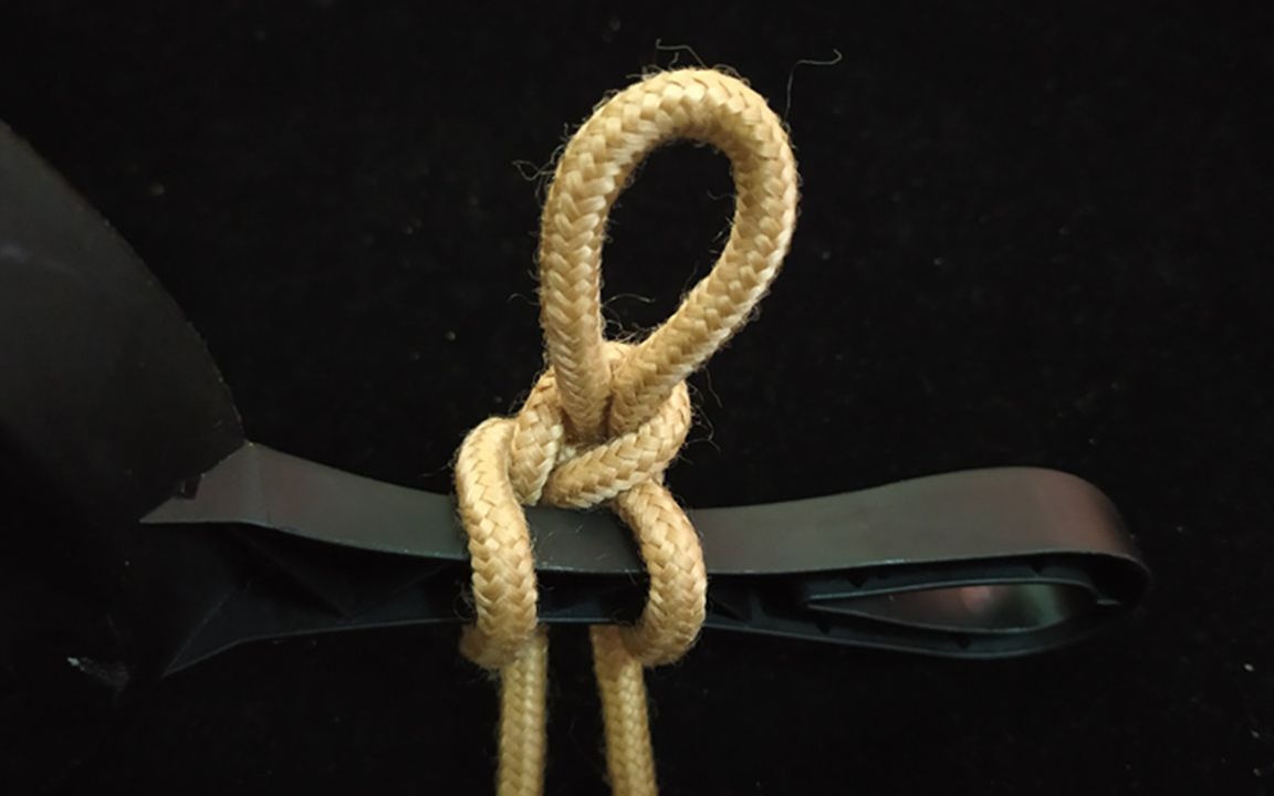 一种拴牛定位绳结的打法打法简单拆解方便