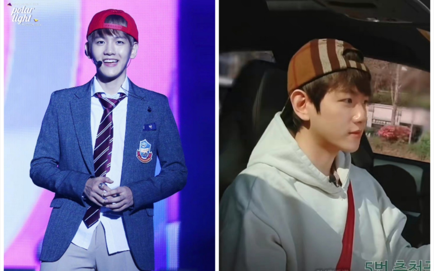 【exo十年】谁懂啊边伯贤十年未变的戴帽子习惯好戳我