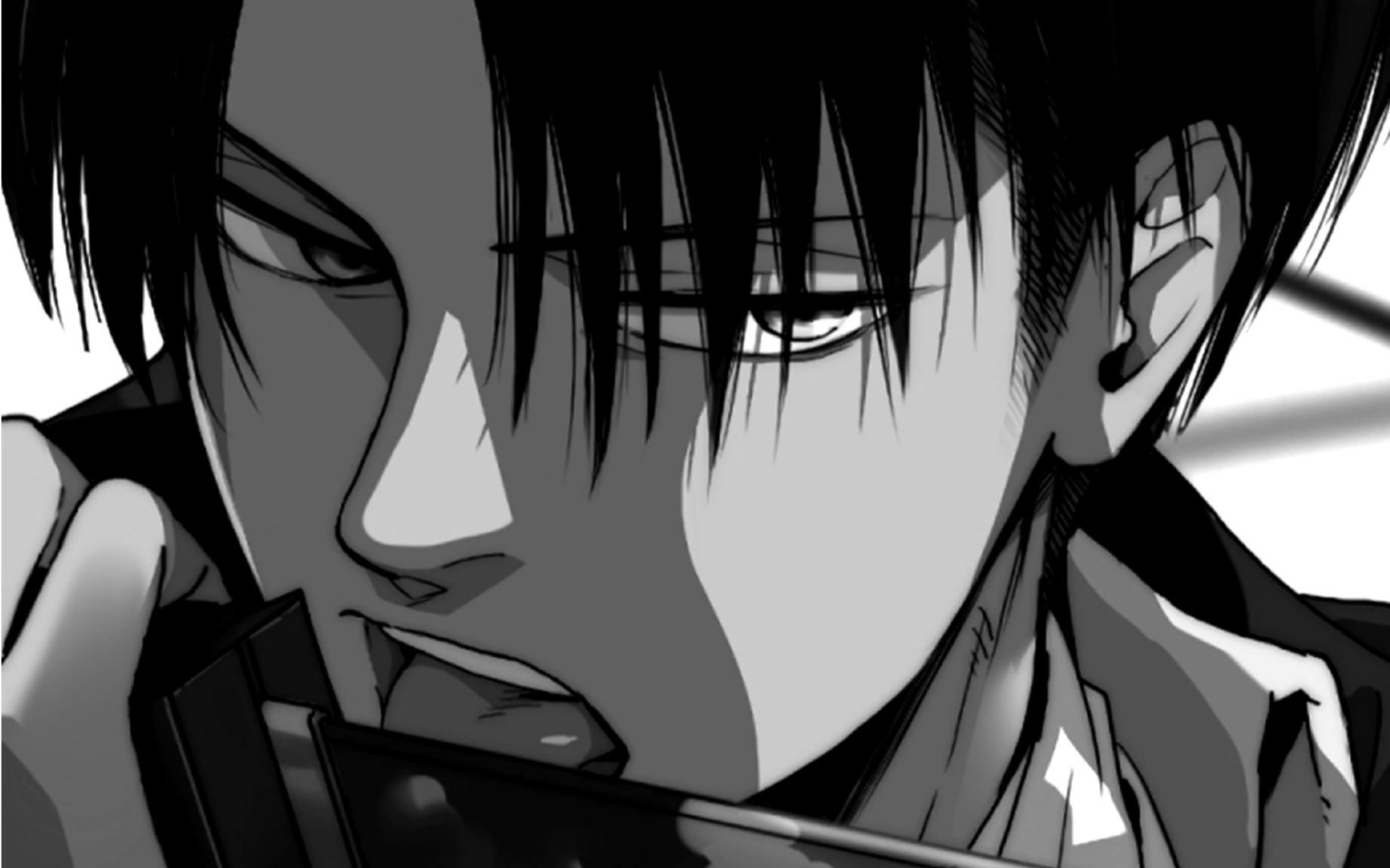 《进击的巨人|兵长|立体机》1分钟感受利威尔兵长对立体机操纵的视觉