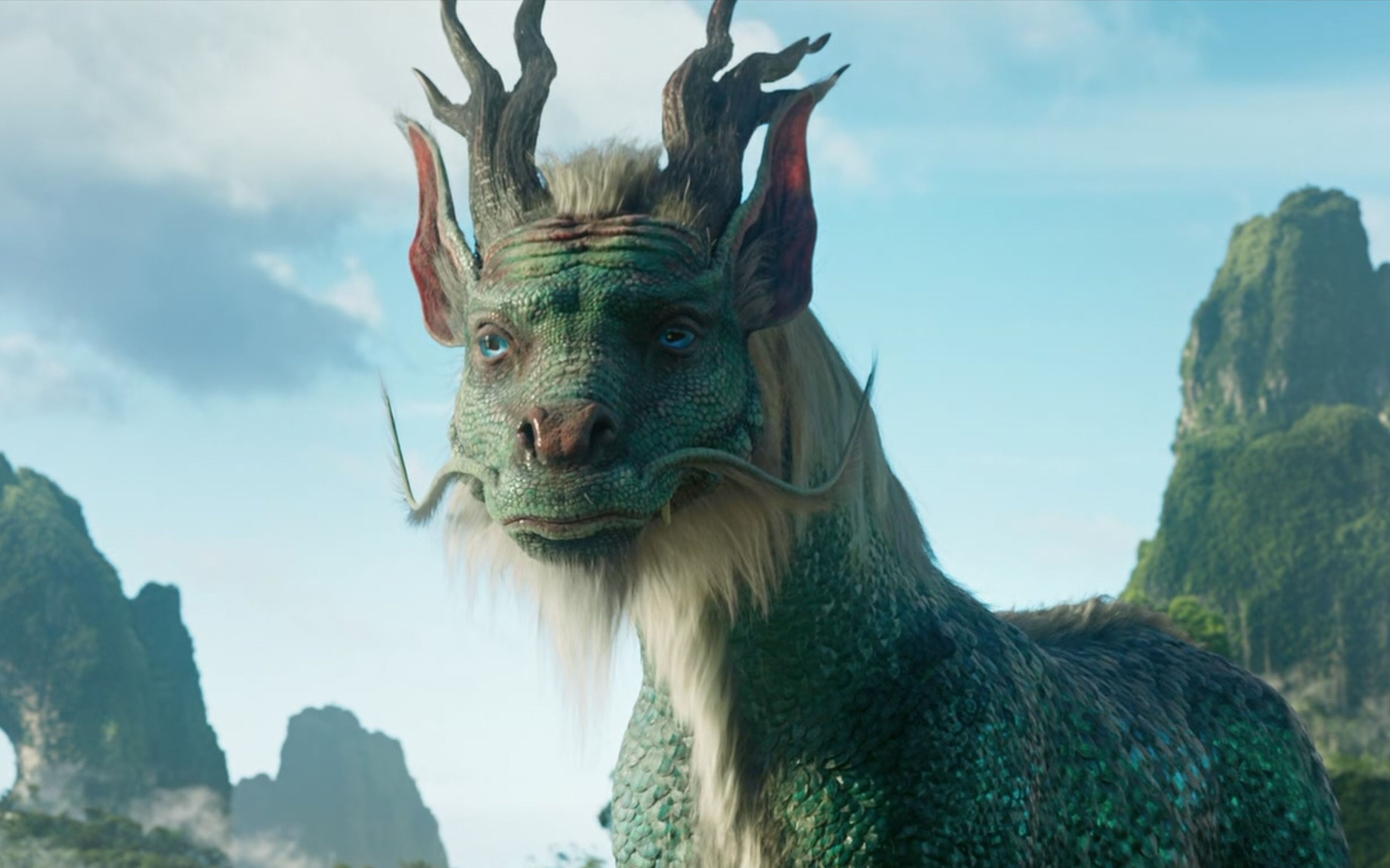 为救妻子放出恶魔,和儿子反目成仇,最后神龙出现拯救世界,精彩