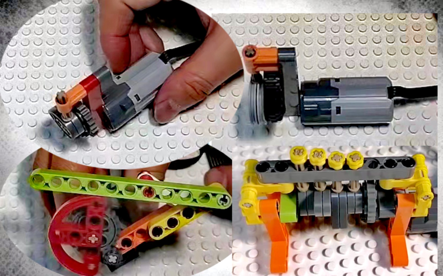 【乐高科技】五十川芳仁机械组-凸轮结构四连_哔哩哔哩_bilibili