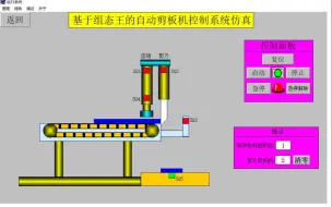 Download Video: 组态王 自动剪板机组态仿真 自动剪板机仿真 组态王 剪板机