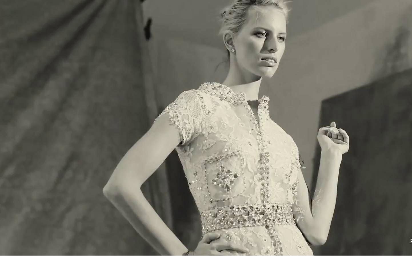 【kk】karolina kurkova making of photos - pronovias 50