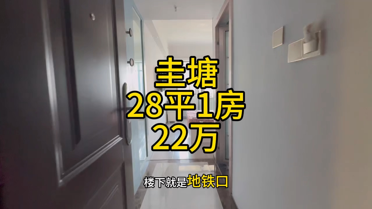 圭塘地铁站,28平带燃气电梯小户型住宅,22万#长沙二手房 #长沙买房 #长沙 #地铁口的房子 #捡漏房源哔哩哔哩bilibili