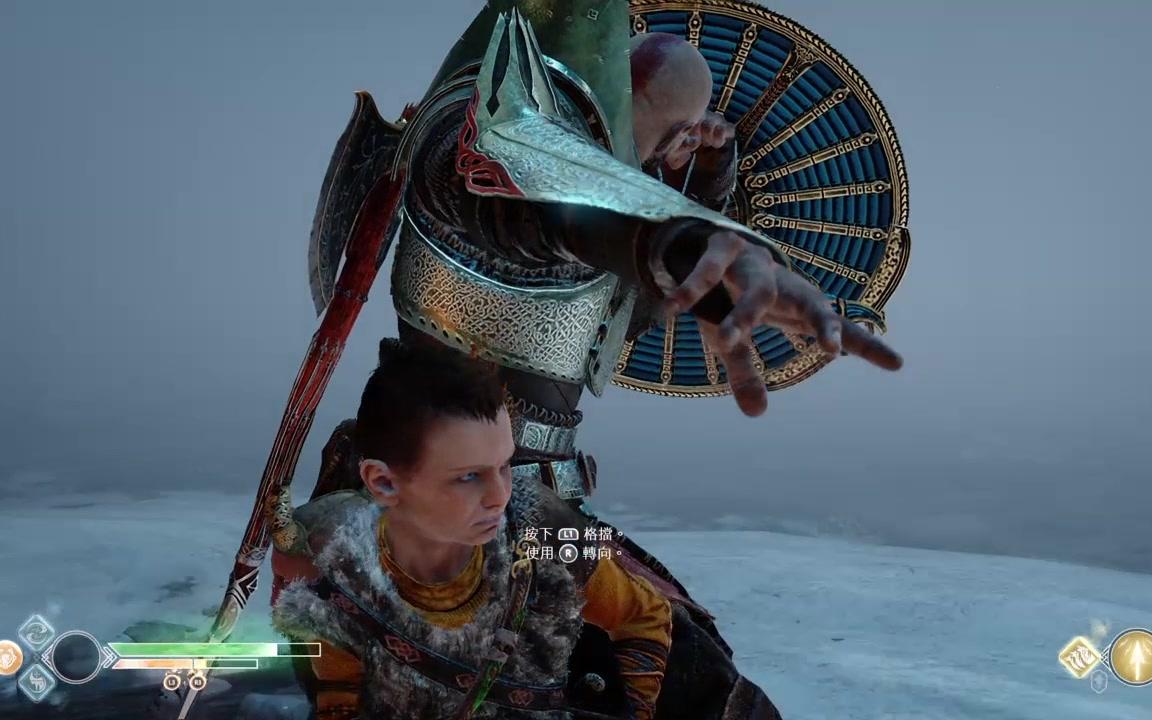 战神4战神难度曼尼与摩迪boss战combo,玩家:gbg