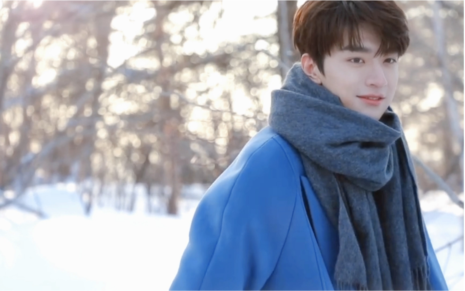 林一用韩剧bgm打开林一雪地大片我的氛围感男友