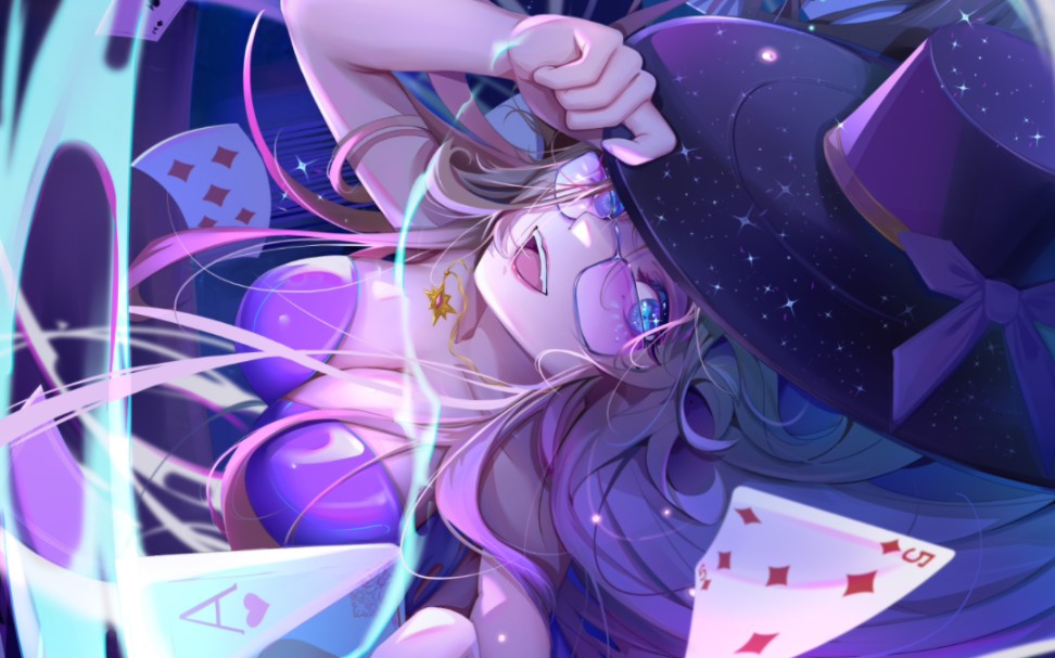 【绘画过程】嗨!喜欢我的礼物吗,今天的卡牌是红桃a