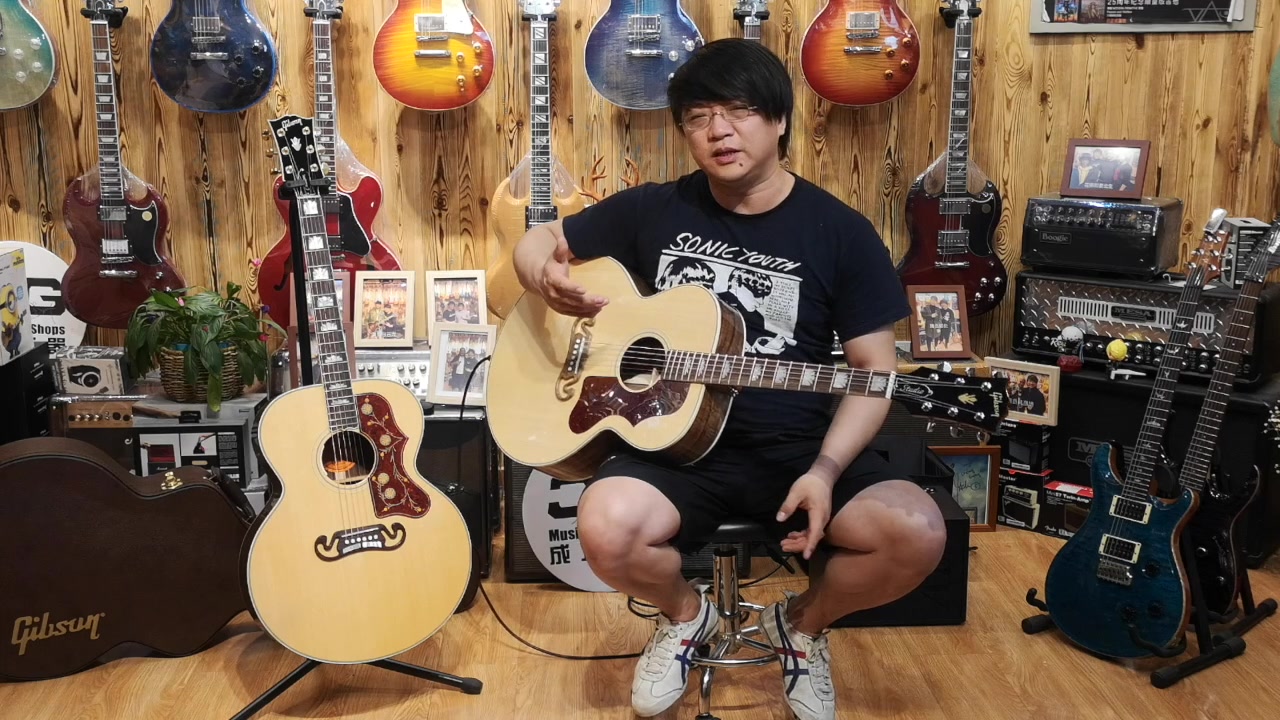 成功乐器 Gibson J200 Studio 和Gibson J200 Custom Shop对比测评哔哩哔哩bilibili