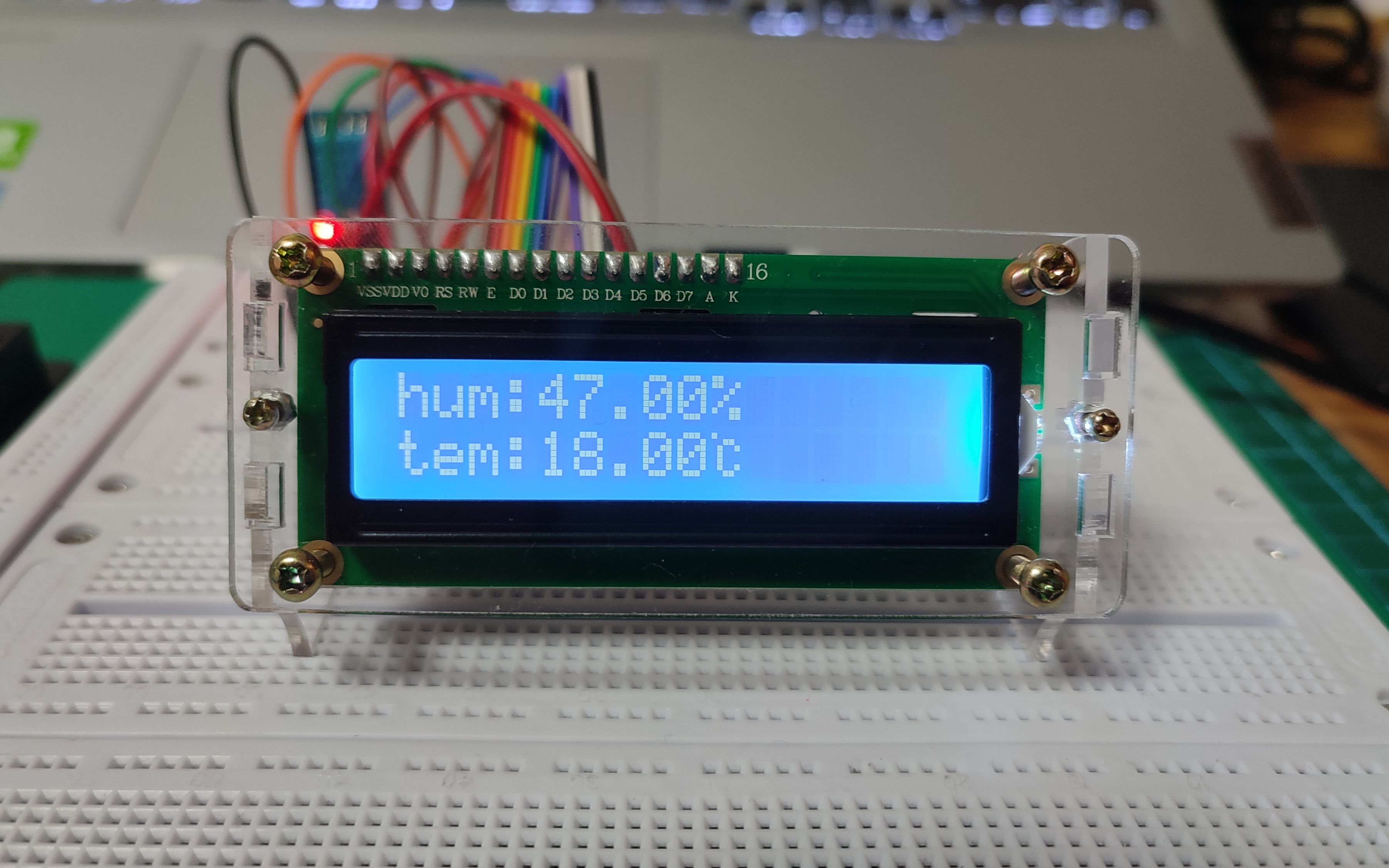 sti作業_arduino_1602液晶與dht11溫溼度傳感器的學習與應用_嗶哩嗶哩