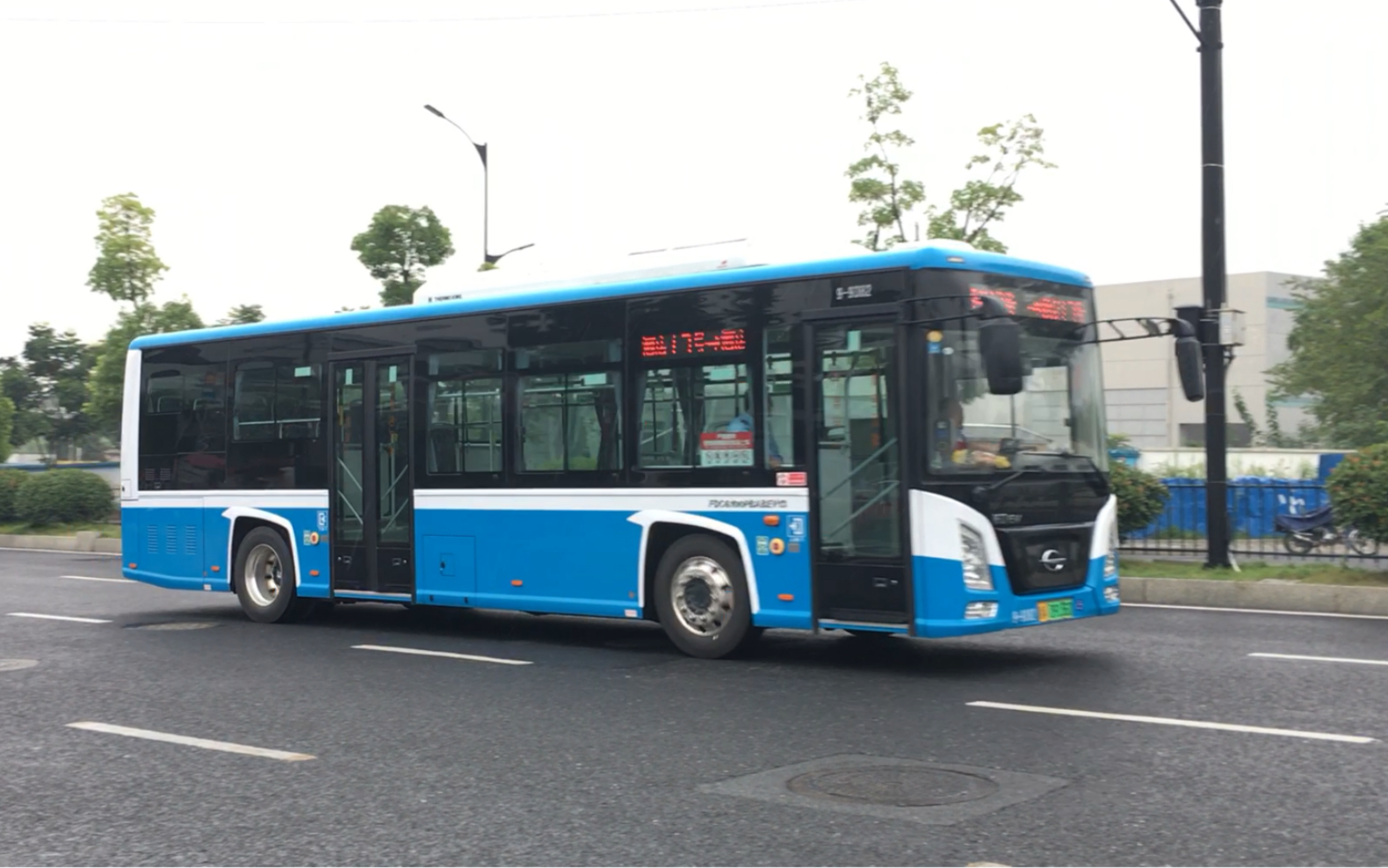 余杭公交 10m长江ev 酒店17号线 9-9382 9-9380