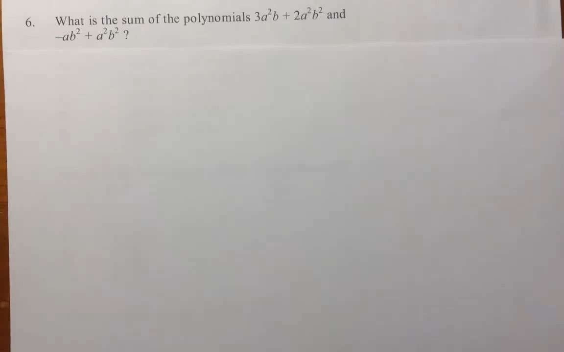 [图][指南针]Q6代数官方实践问题| [COMPASS] (Q6.) Algebra, official practice problems