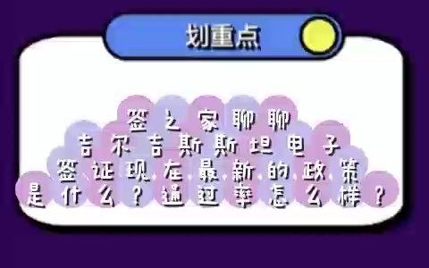 吉尔吉斯斯坦电子签证现在最新的政策是什么?通过率怎么样哔哩哔哩bilibili