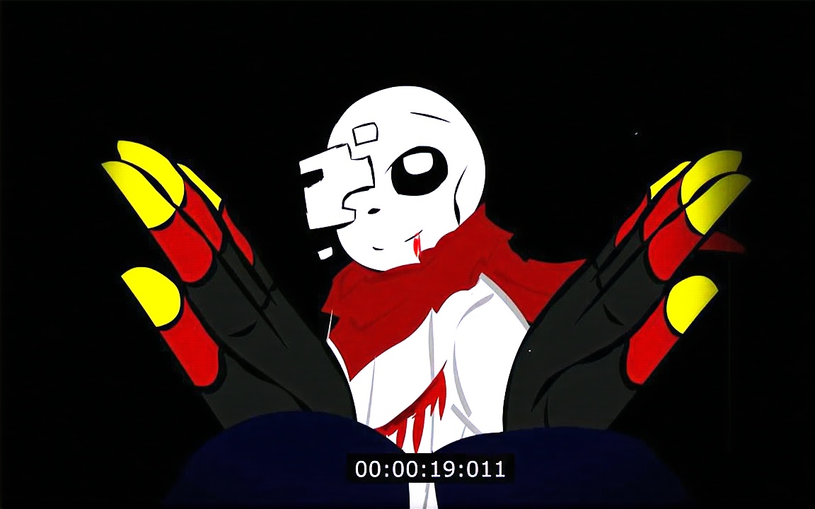 Dust Sans】Psycho meme 【UnderTale AU】 - BiliBili