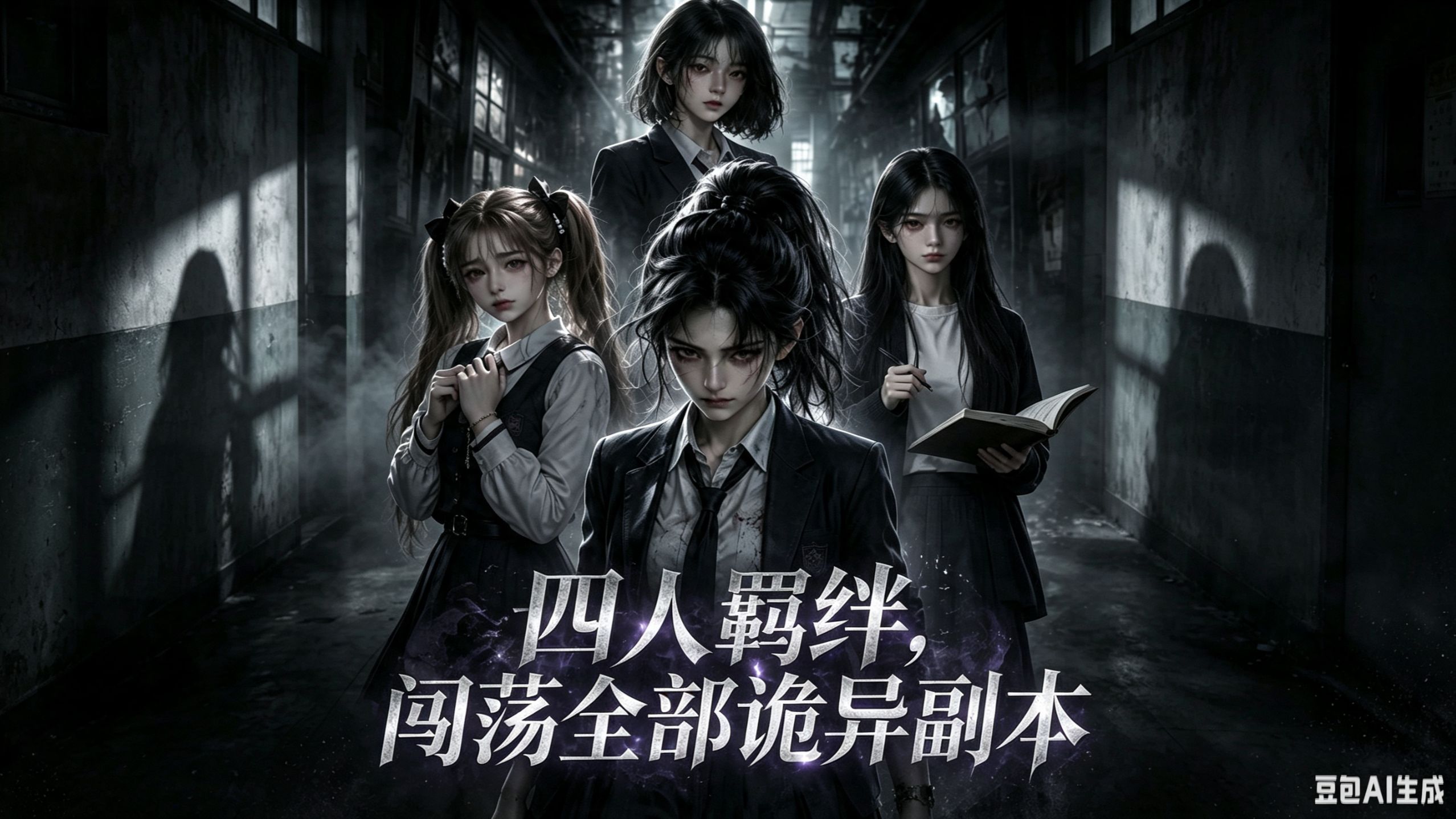 【四人羁绊，闯荡全部诡异副本】四名普通少女意外坠入危机重重的无限秘境。