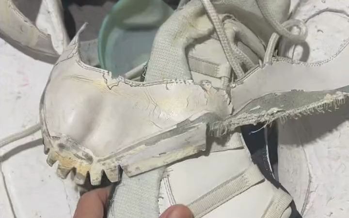 aj11更换皮面加装气垫#球鞋修复 #球鞋 #耐克