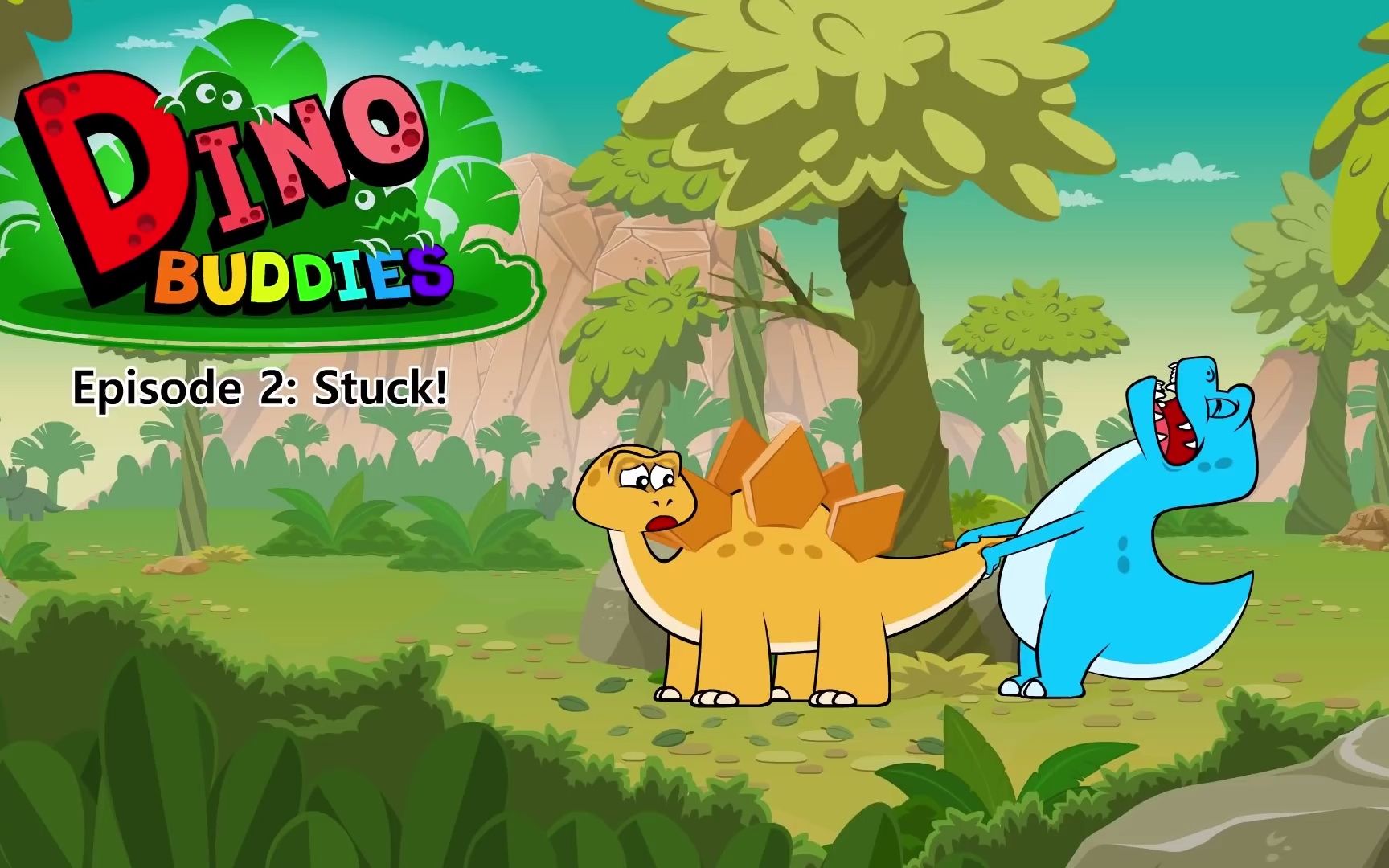 [图]Dino Buddies 29 min _ T-rex, Triceratops, Stegosaurus