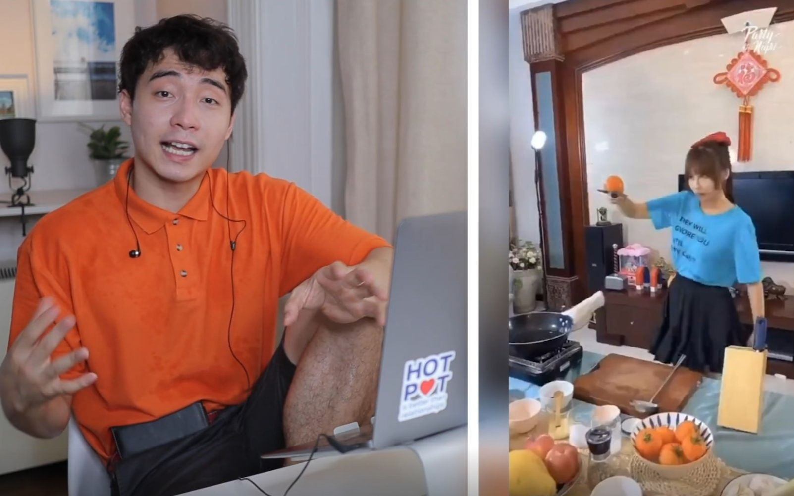 uncleroger看抖音做番茄炒蛋的反应