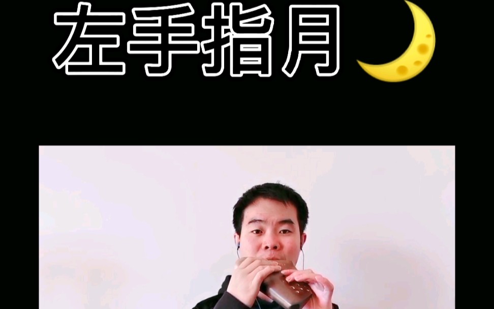 左手指月陶笛版