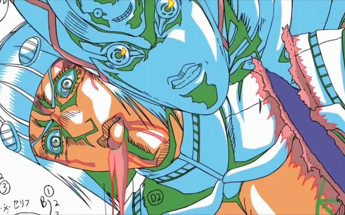 欧拉欧拉欧拉!《jojo的奇妙冒险黄金之风》原画学习资料