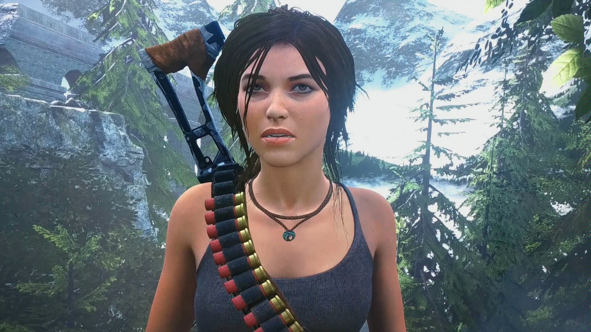 屏摄游戏史上经典人物系列之:劳拉·克劳馥特,古墓丽影_哔哩哔哩 (゜