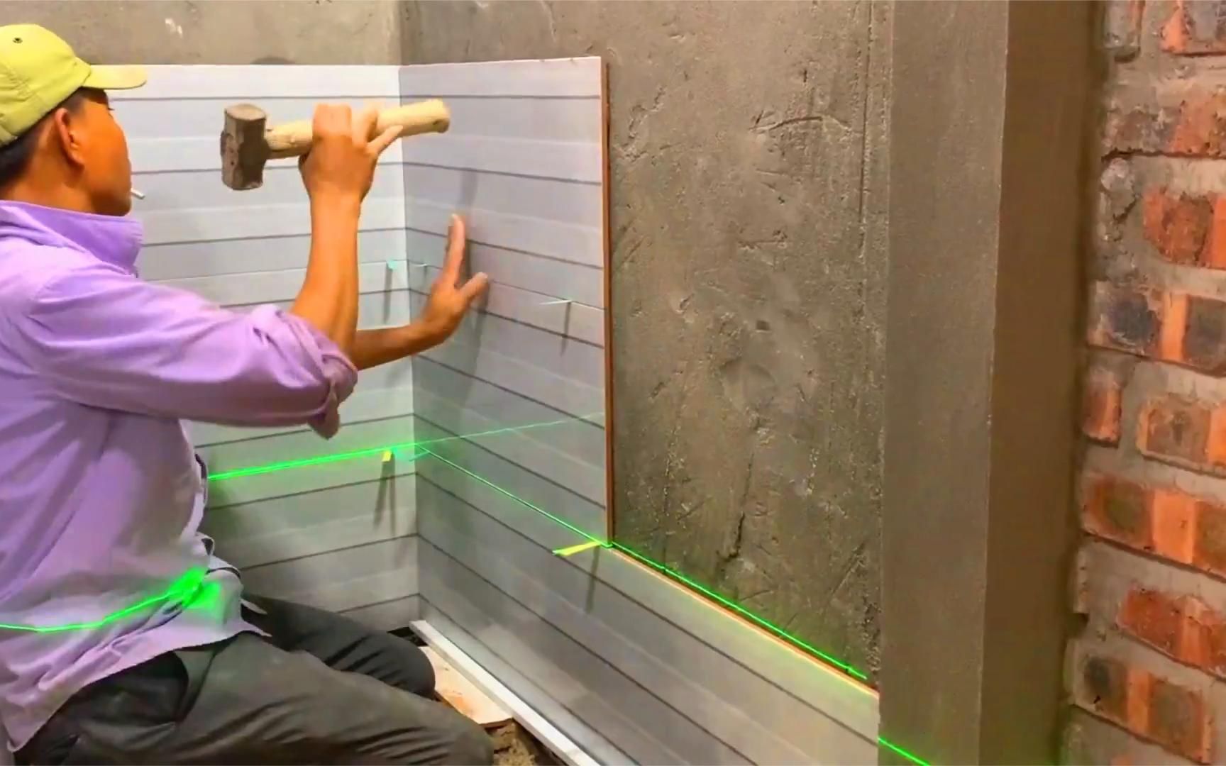 原来越南墙面瓷砖是这样施工的,值得国内师傅学习借鉴,太专业了