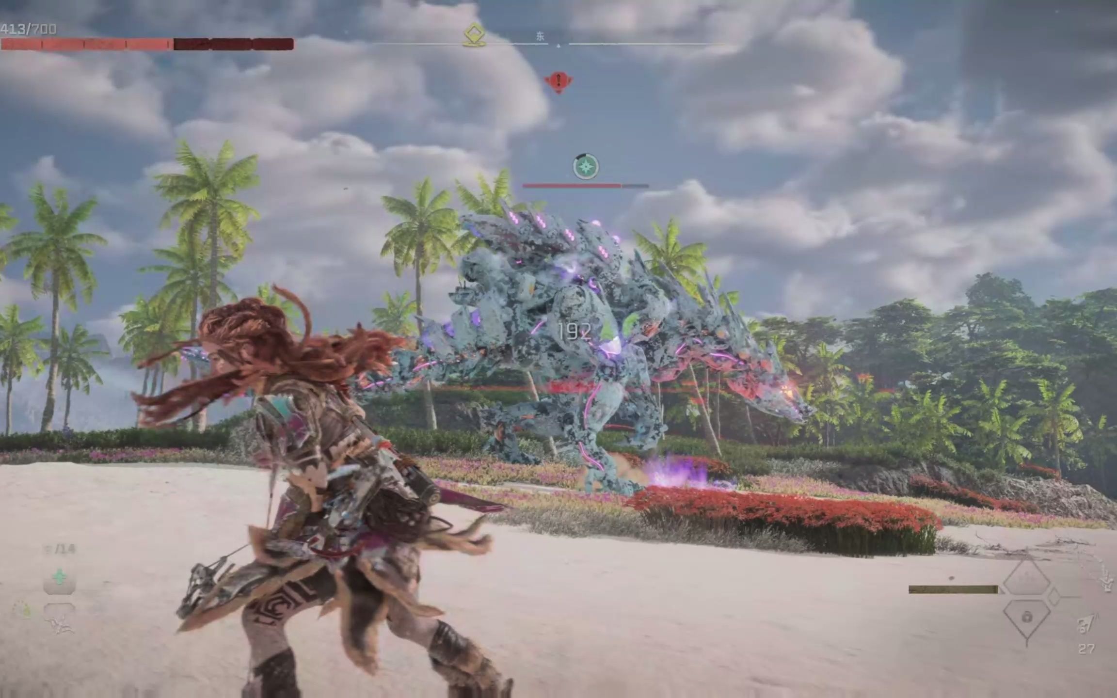 普通剑背兽,能冻住就不用掷矛了._攻略