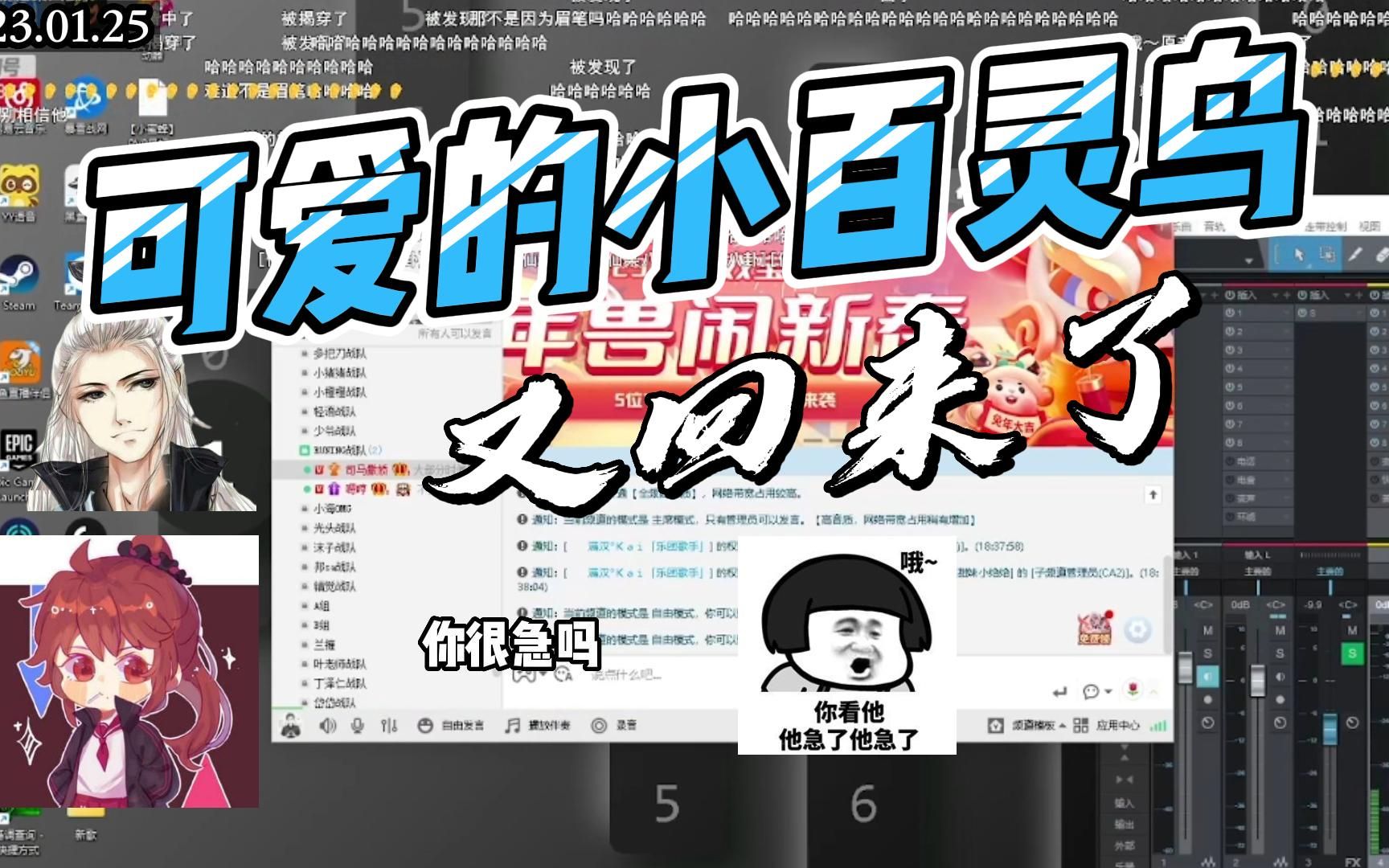 可爱的小百灵鸟又回来啦!哔哩哔哩bilibili