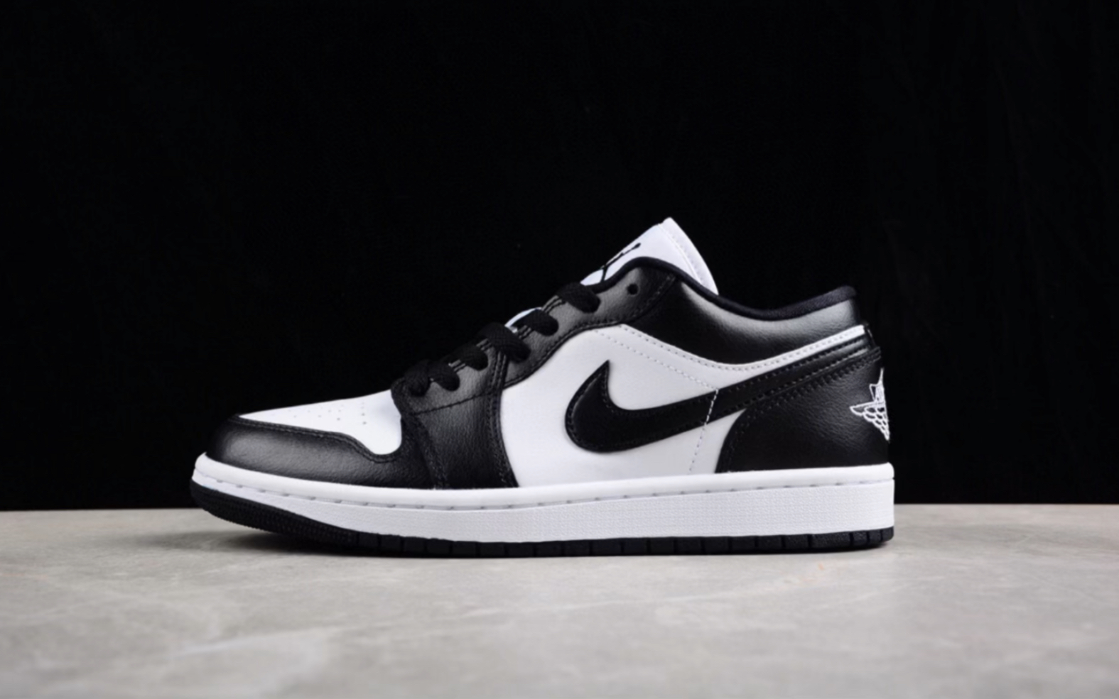 乔丹 air jordan 1 low panda 黑白熊猫脚趾运动鞋dc0774-101
