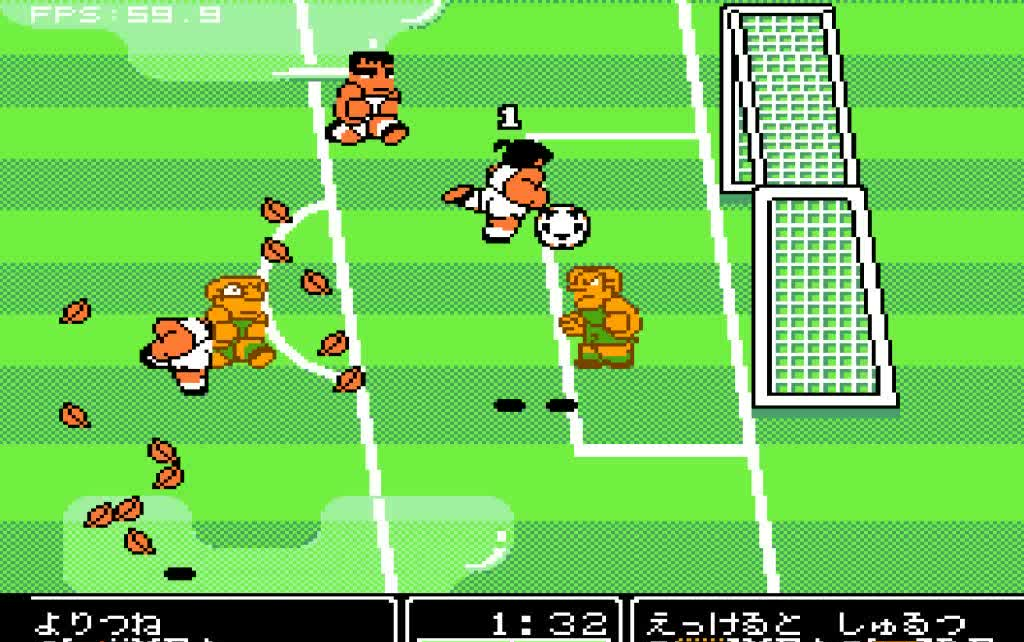 fc红白机热血足球游戏,各种进球合集_哔哩哔哩 (゜-゜)つロ 干杯