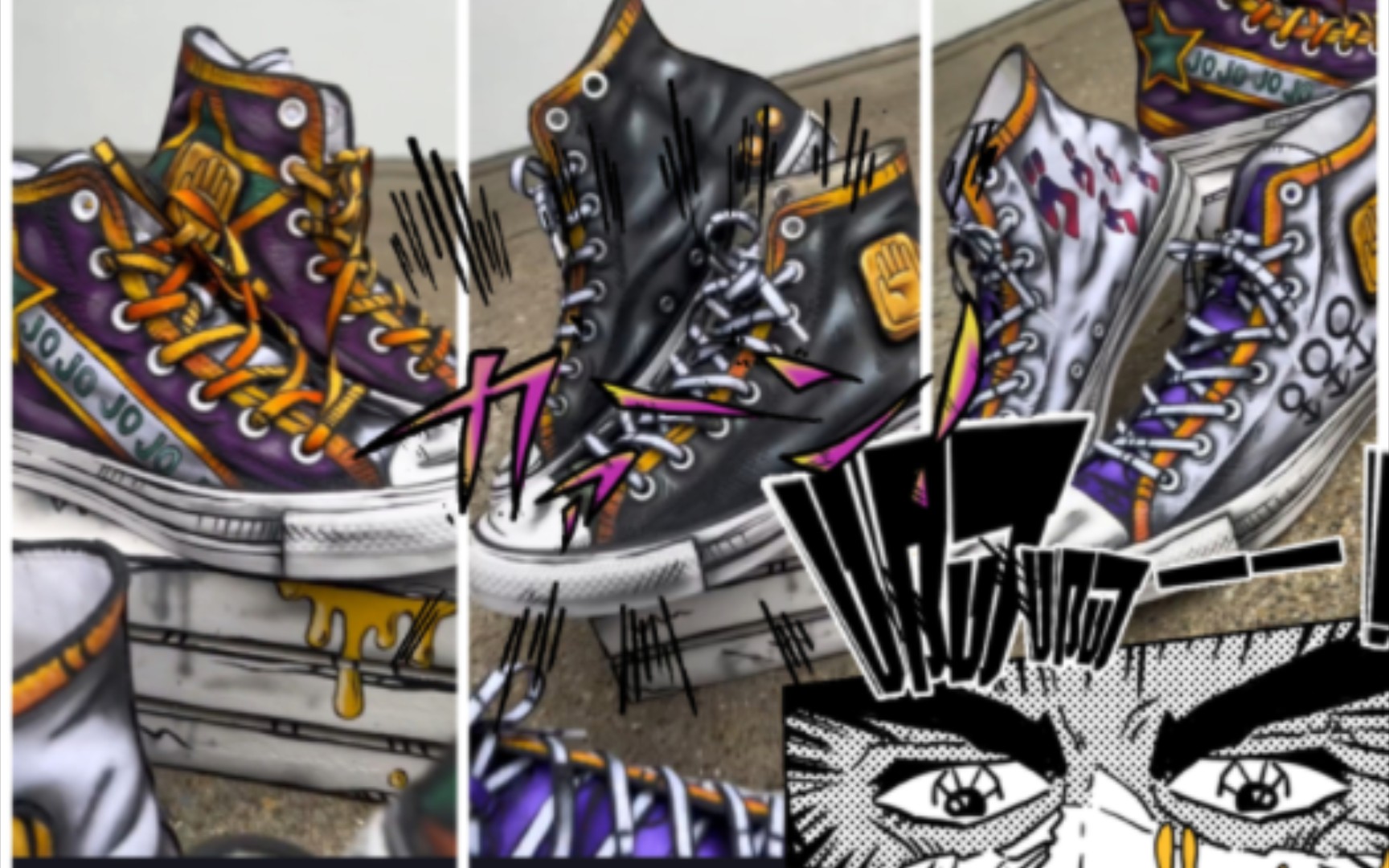 从jojo漫画里面走出来的鞋