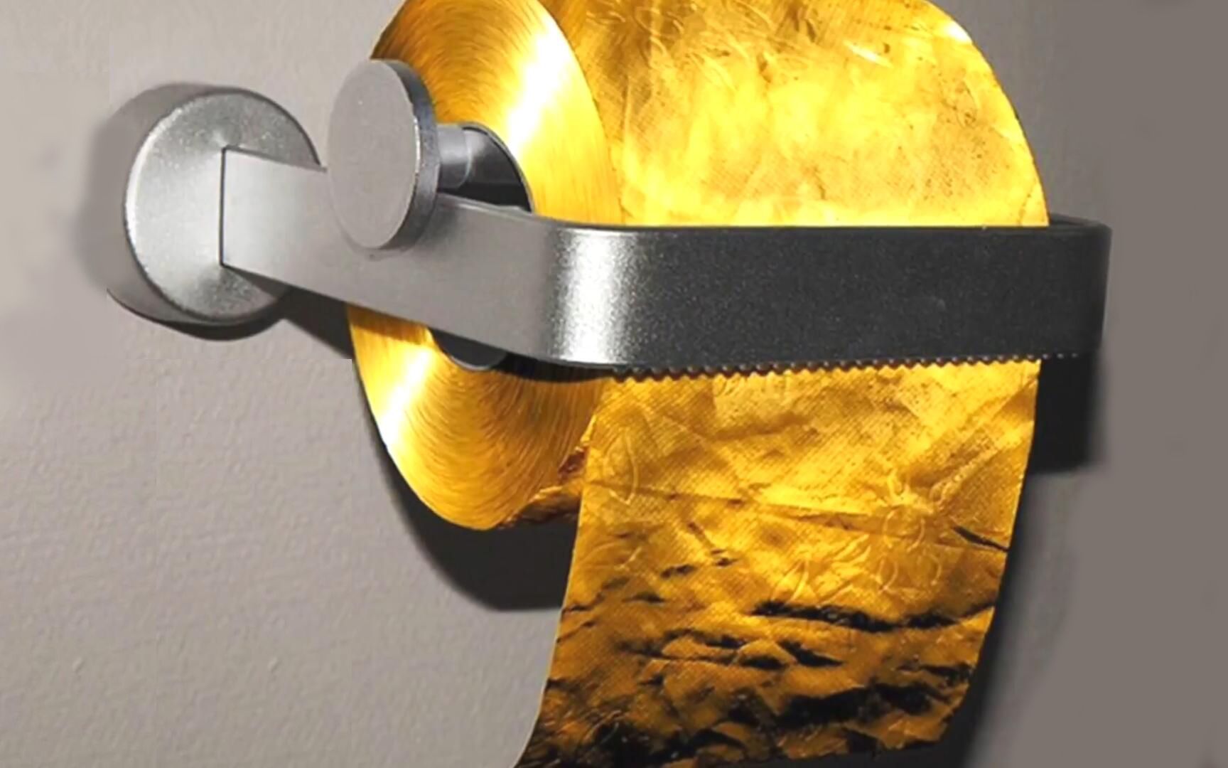 770万元黄金卫生纸,钻石狗项链,富人购买的10大奇葩东西_哔哩哔哩